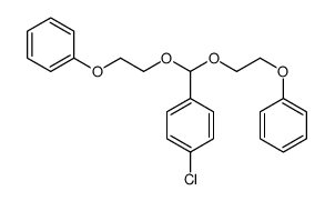 1-[bis(2-phenoxyethoxy)methyl]-4-chlorobenzene Structure