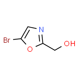 (5-溴噁唑-2-基)甲醇结构式