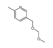 3-((methoxymethoxy)methyl)-6-methylpyridine Structure