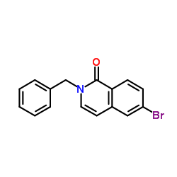 2-Benzyl-6-bromo-1(2H)-isoquinolinone Structure