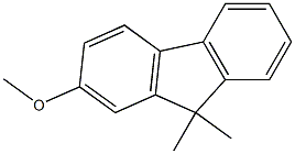 2-甲氧基-9,9-二甲基-9H-芴结构式