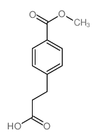 3-(4-(甲氧基羰基)苯基)丙酸结构式