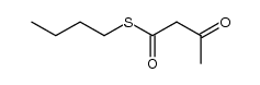 3-Oxobutanethioic acid S-butyl ester Structure