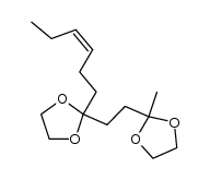 2,2:5,5-bis(ethylenedioxy)-cis-8-undecene结构式