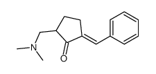 2-benzylidene-5-[(dimethylamino)methyl]cyclopentan-1-one结构式