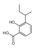 3-butan-2-yl-2-hydroxybenzoic acid Structure