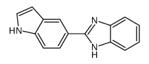 2-(1H-indol-5-yl)-1H-benzimidazole结构式