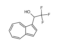 1-(α-Hydroxy-β,β,β-trifluorethyl)-azulen Structure