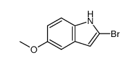 2-bromo-5-methoxy-1H-indole结构式