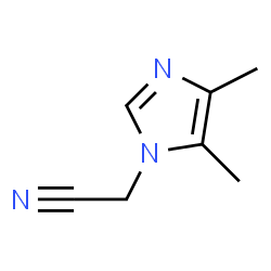 1H-Imidazole-1-acetonitrile,4,5-dimethyl-(9CI) structure