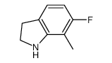 1H-Indole,6-fluoro-2,3-dihydro-7-methyl-(9CI) Structure