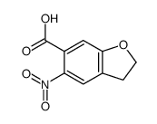 6-Benzofurancarboxylicacid,2,3-dihydro-5-nitro-(9CI) structure