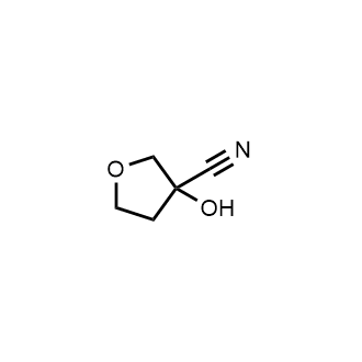 3-Hydroxyoxolane-3-carbonitrile Structure