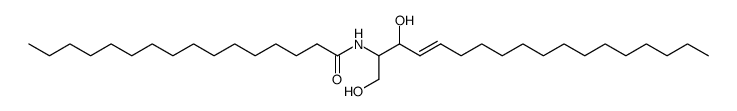 N-palmitoyl-D-sphingosine结构式