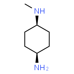 1,4-Cyclohexanediamine, N1-methyl-, cis- Structure