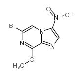 6-Bromo-8-methoxy-3-nitroimidazo[1,2-a]pyrazine structure