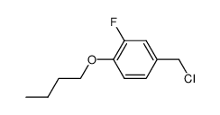 3-Fluor-4-butoxy-α-chlortoluol结构式