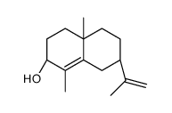(2R,4aS,7R)-1,4a-dimethyl-7-prop-1-en-2-yl-3,4,5,6,7,8-hexahydro-2H-naphthalen-2-ol结构式
