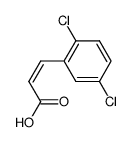 (Z)-3-(2,5-Dichlorophenyl)propenoic acid Structure