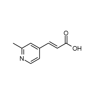 (E)-3-(2-Methylpyridin-4-yl)acrylicacid Structure