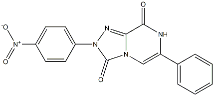 2-(4-nitrophenyl)-6-phenyl-[1,2,4]triazolo[4,3-a]pyrazine-3,8(2H,7H)-dione结构式