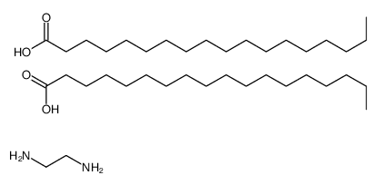 stearic acid, compound with ethane-1,2-diamine (2:1) structure