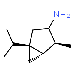 Bicyclo[3.1.0]hexan-3-amine, 4-methyl-1-(1-methylethyl)-, (1R,4S,5S)- (9CI) Structure