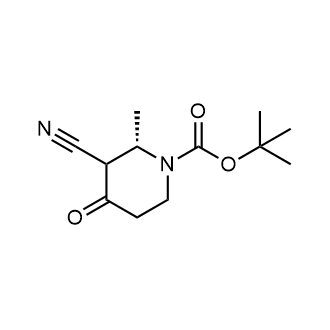 (2S)-丁基3-氰基-2-甲基-4-牛哌啶-1-羧酸盐结构式