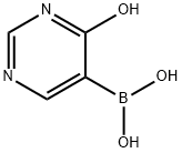 4-Hydroxypyrimidine-5-boronic acid Structure