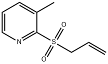 2-(Allylsulfonyl)-3-methylpyridine Structure