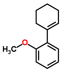 1-(1-Cyclohexen-1-yl)-2-methoxybenzene Structure