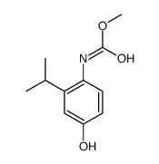 methyl N-(4-hydroxy-2-propan-2-ylphenyl)carbamate结构式