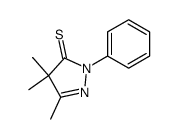 4,4,5-trimethyl-2-phenyl-2,4-dihydro-pyrazole-3-thione Structure