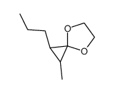4,7-Dioxaspiro[2.4]heptane,1-methyl-2-propyl-结构式