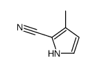 3-methyl-1H-pyrrole-2-carbonitrile结构式