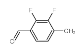 2,3-difluoro-4-methylbenzaldehyde structure