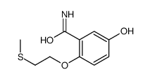 5-hydroxy-2-(2-methylsulfanylethoxy)benzamide Structure