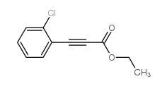 (2-CHLORO-PHENYL)-PROPYNOIC ACID ETHYL ESTER structure