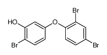 2-bromo-5-(2,4-dibromophenoxy)phenol Structure