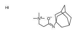 [3-(1-adamantylamino)-3-oxopropyl]-trimethylazanium,iodide Structure