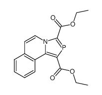 1,3-bis(ethoxycarbonyl)-1,3-azaphospholo[5,1-a]isoquinoline结构式
