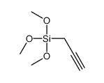 trimethoxy(prop-2-ynyl)silane结构式
