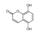 5,8-dihydroxychromen-2-one Structure