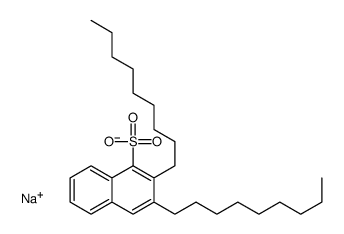 sodium,2,3-di(nonyl)naphthalene-1-sulfonate结构式
