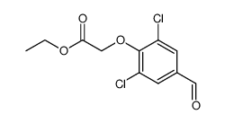 ethyl 2-(2,6-dichloro-4-formylphenoxy)acetate Structure
