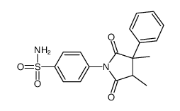 4-(3,4-dimethyl-2,5-dioxo-3-phenylpyrrolidin-1-yl)benzenesulfonamide Structure