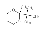 1,3-Dioxane,2-(1,1-dimethylethyl)-2-methyl- structure