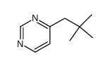 Pyrimidine, 4-neopentyl- (8CI) structure