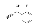 Benzeneacetonitrile, 2-fluoro-alpha-hydroxy-, (alphaR)- (9CI)结构式