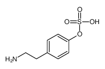 1-(2-aminoethyl)-4-sulfooxy-benzene结构式